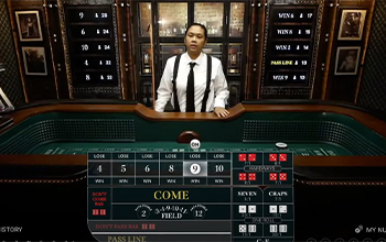 Live Craps Gameplay 3