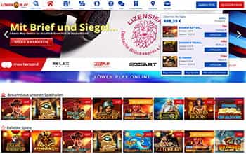 Löwen Play Homepage