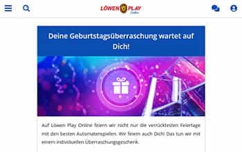 Löwen Play Willkommensbonus