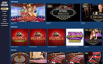 Luckydreams Casino Live Casinospiele