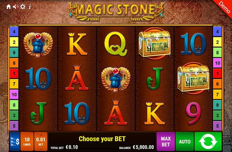 Magic Stone kostenlos spielen mit der Demo.