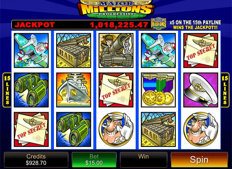 Major Millions 5 Reel Gameplay