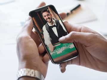 Live Casino Spiele auf dem Handy