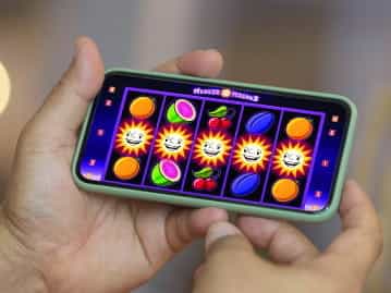 Ein Slot auf einem Smartphone.