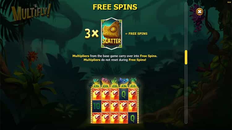 Multifly! Gewinntabelle