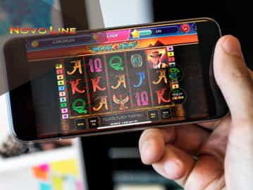 Ein Slot auf einem Smartphone.