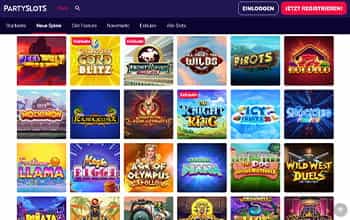 Partyslots Spiele
