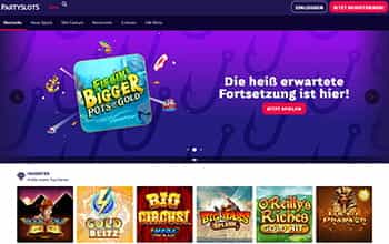 Partyslots Bonusaktionen
