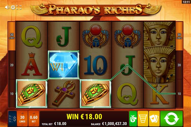 Pharao’s Riches Gameplay