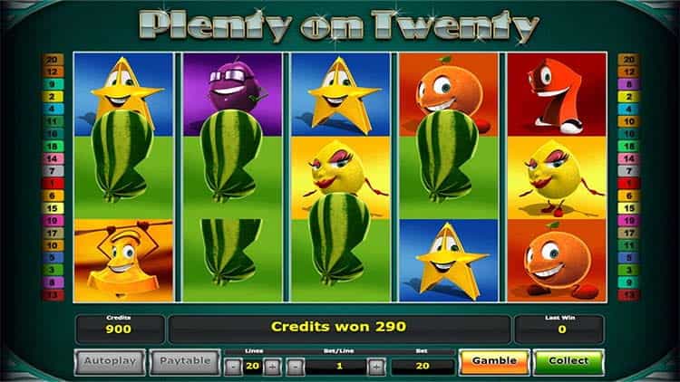 Plenty on Twenty Gameplay