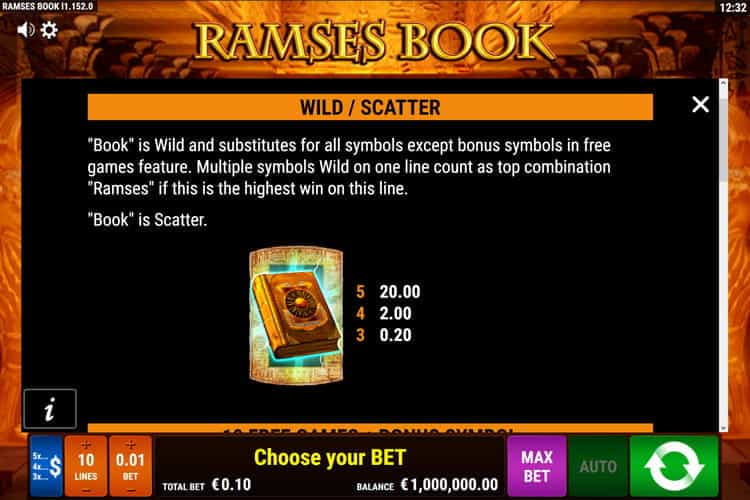 Ramses Book Freispiele