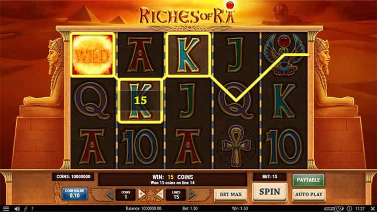 Riches of Ra Gameplay