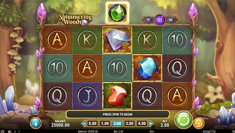 Shimmering Woods kostenlos spielen mit der Demo.