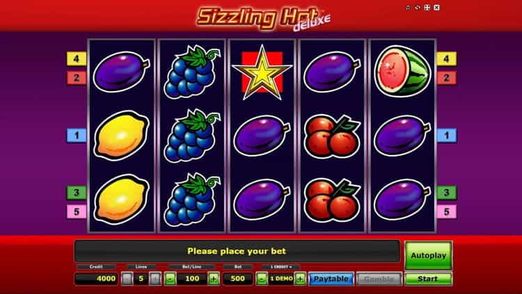sizzling hot deluxe demo