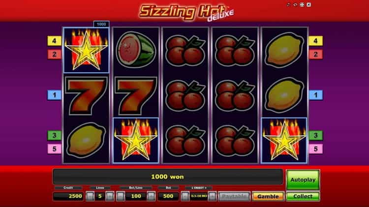 Sizzling Hot Deluxe Gameplay