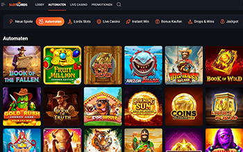SlotLords Casino Spiele.