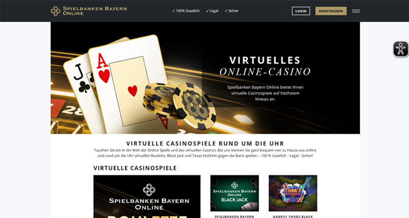 Spielbanken Bayern Online Spielauswahl