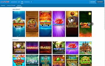 Spieleangebot bei Sportingbet.