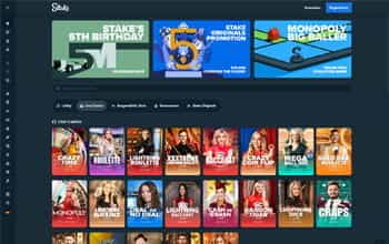 Stake Live Casinospiele