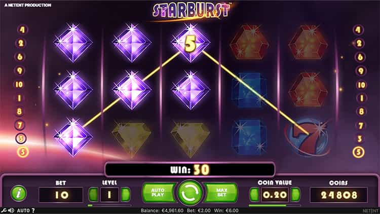 Starburst Gameplay