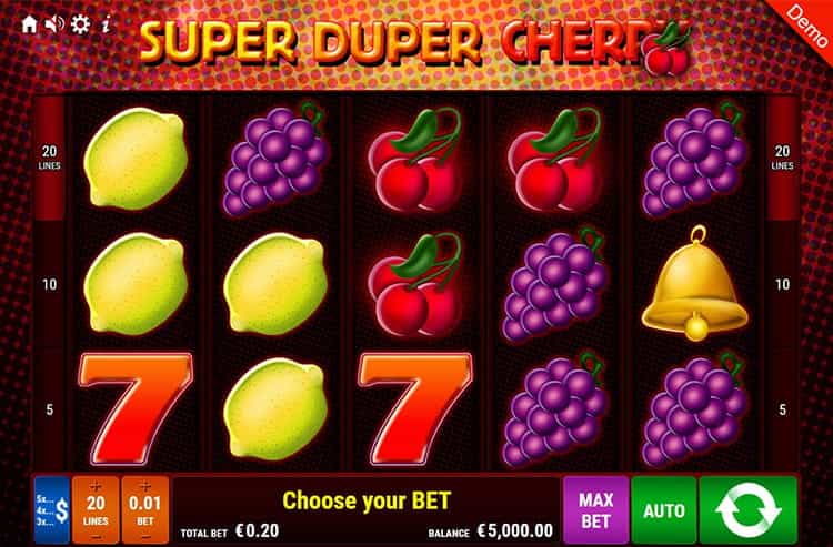 Super Duper Cherry kostenlos spielen mit der Demo.