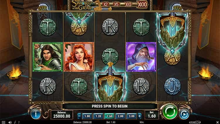 The Sword and The Grail kostenlos spielen mit der Demo.