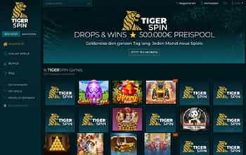 Tigerspin Willkommensbonus.