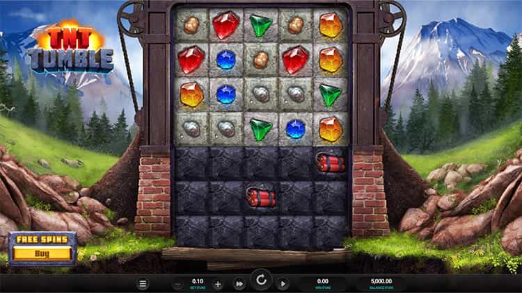 TNT Tumble kostenlos spielen mit der Demo.