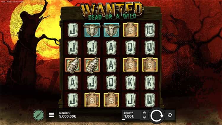 Wanted Dead or a Wild kostenlos spielen mit der Demo.