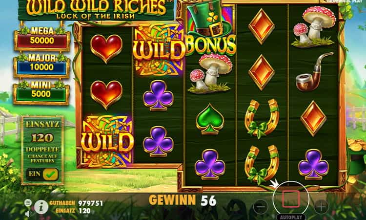 Wild Wild Riches Bonusspiel