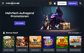 winsane Casino Willkommensbonus