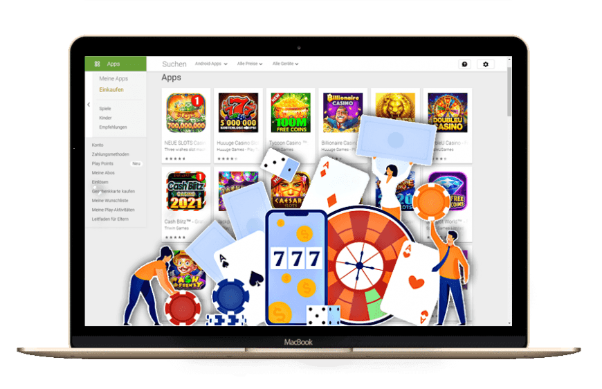 Google erlaubt Glücksspiel-Apps um Echtgeld