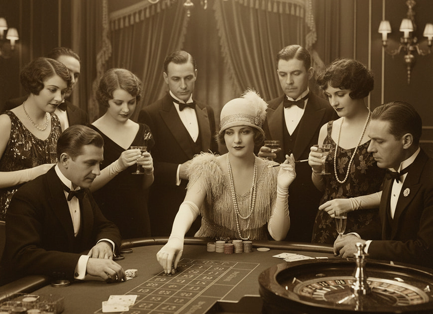 Herz-Dame-Spielkarte vor einem unscharfen Hintergrund aus weiteren Spielkarten.