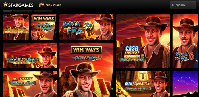 StarGames Book of Ra Spiele