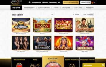 Sitzen Sie nicht nur da! Casino Unique starten