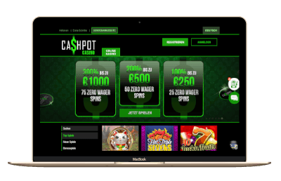 CashPot Casino Screenshot