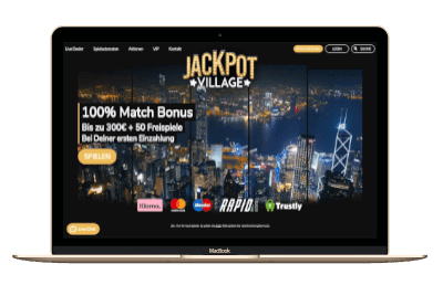 JackpotVillage Casino Screenshot