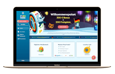 Playfrank Casino Screenshot