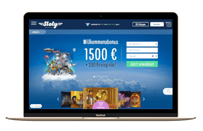 Sloty Casino Screenshot