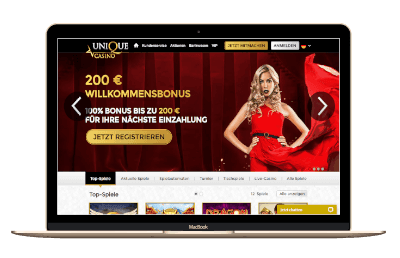 Unique Casino Screenshot