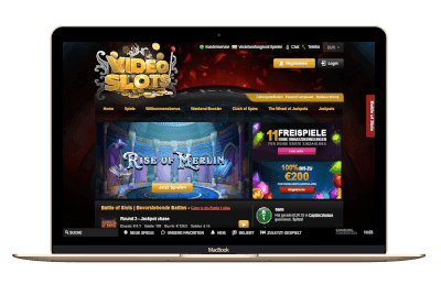 VideoSlots Casino Screenshot