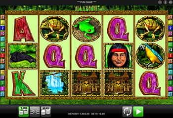 Amazonia im Sunmaker Casino spielen