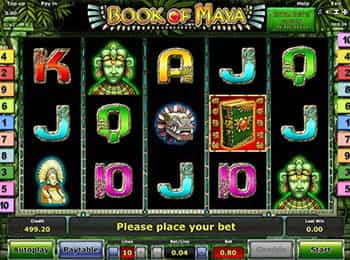 Book of Maya im Platin Casino spielen