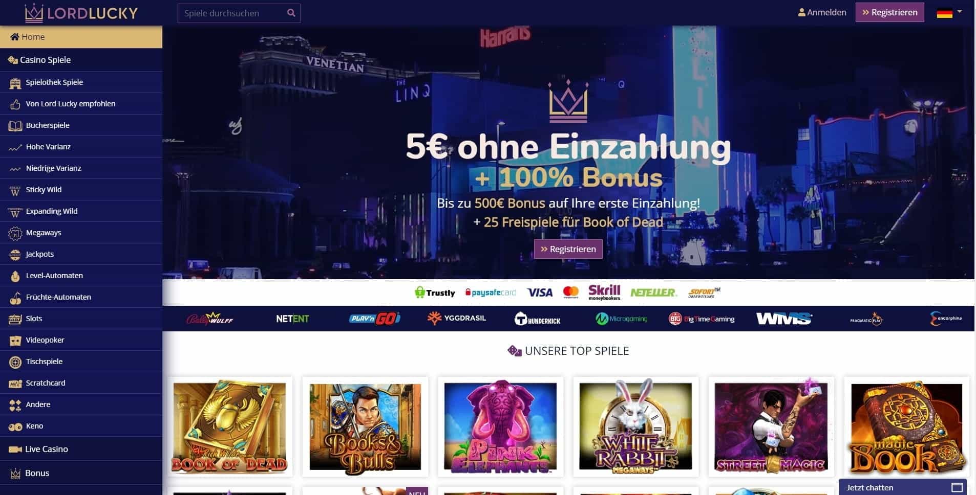 Lord Lucky Casino Online